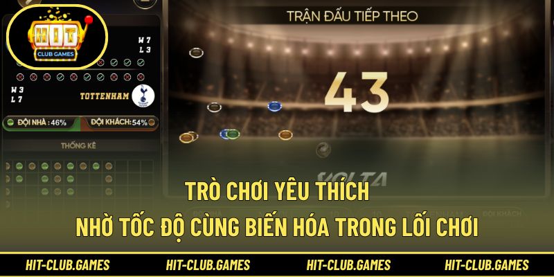 Trò chơi yêu thích nhờ tốc độ cùng biến hóa trong lối chơi